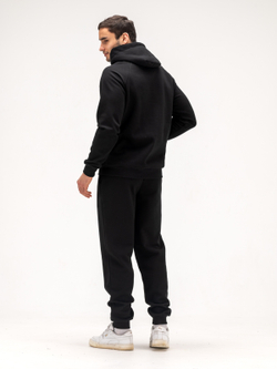 Костюм мужской спортивный теплый. Черный