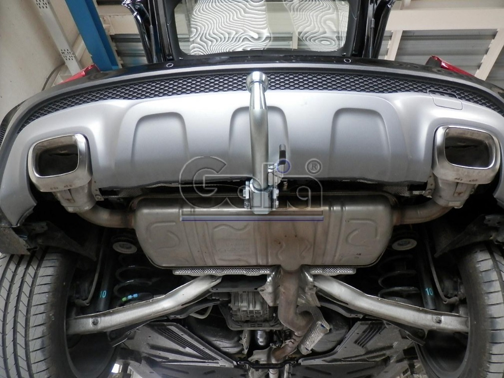 Оцинкованный фаркоп на Mercedes GLA-Class 2014-2019, Infiniti Q30 2016-2019, Infiniti QX30 2016-2019 (без электрики), Galia M134C