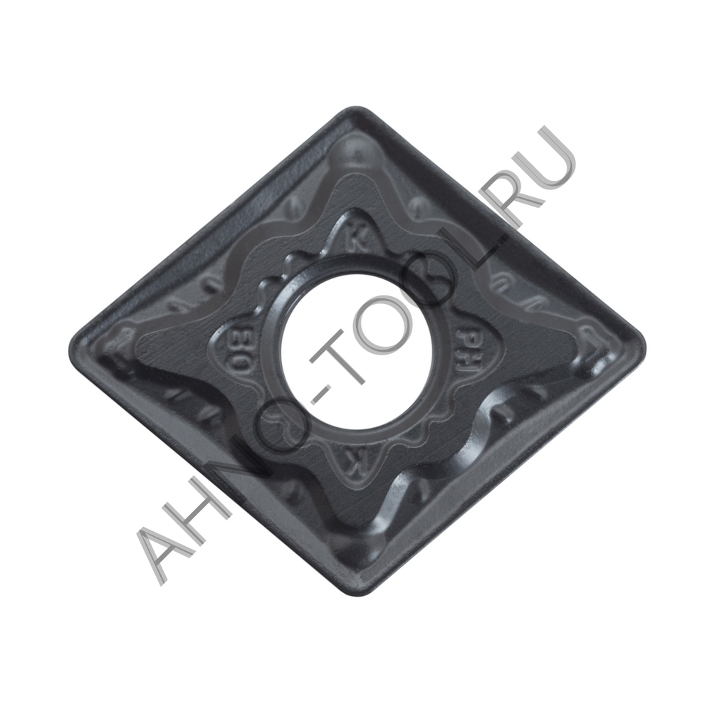 Пластина твердосплавная ISO CNMG120408-PMA ACP20B AHNO по стали, получистовая