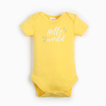 Боди Flower, рост 80-86 см, жёлтый (Крошка Я)