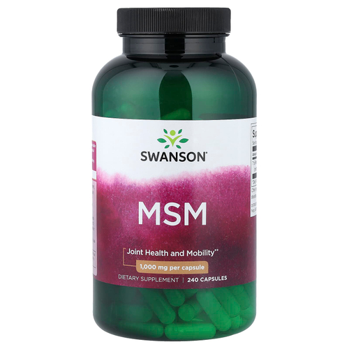 Swanson Vitamins, МСМ, 1000 мг, 240 капсул