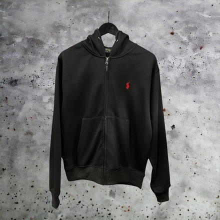 Худи Zip Ralph Lauren #3 • Черный