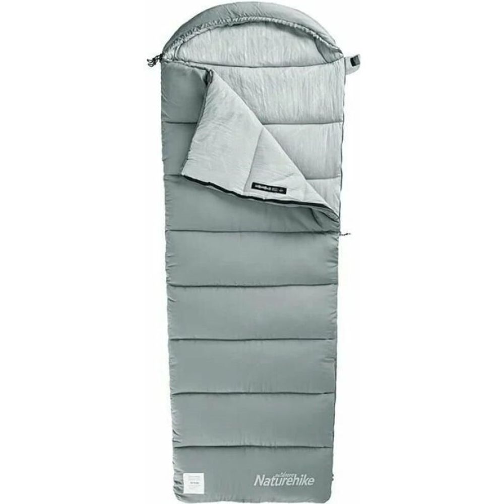 Мешок спальный  Naturehike серия U NH20MSD07, коричневый, молния слева, 6927595764381L