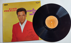 Винтажная виниловая пластинка LP Elvis Presley A Portrait In Music (Holland 1973)