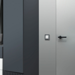 Выключатель одноклавишный проходной (белый матовый)