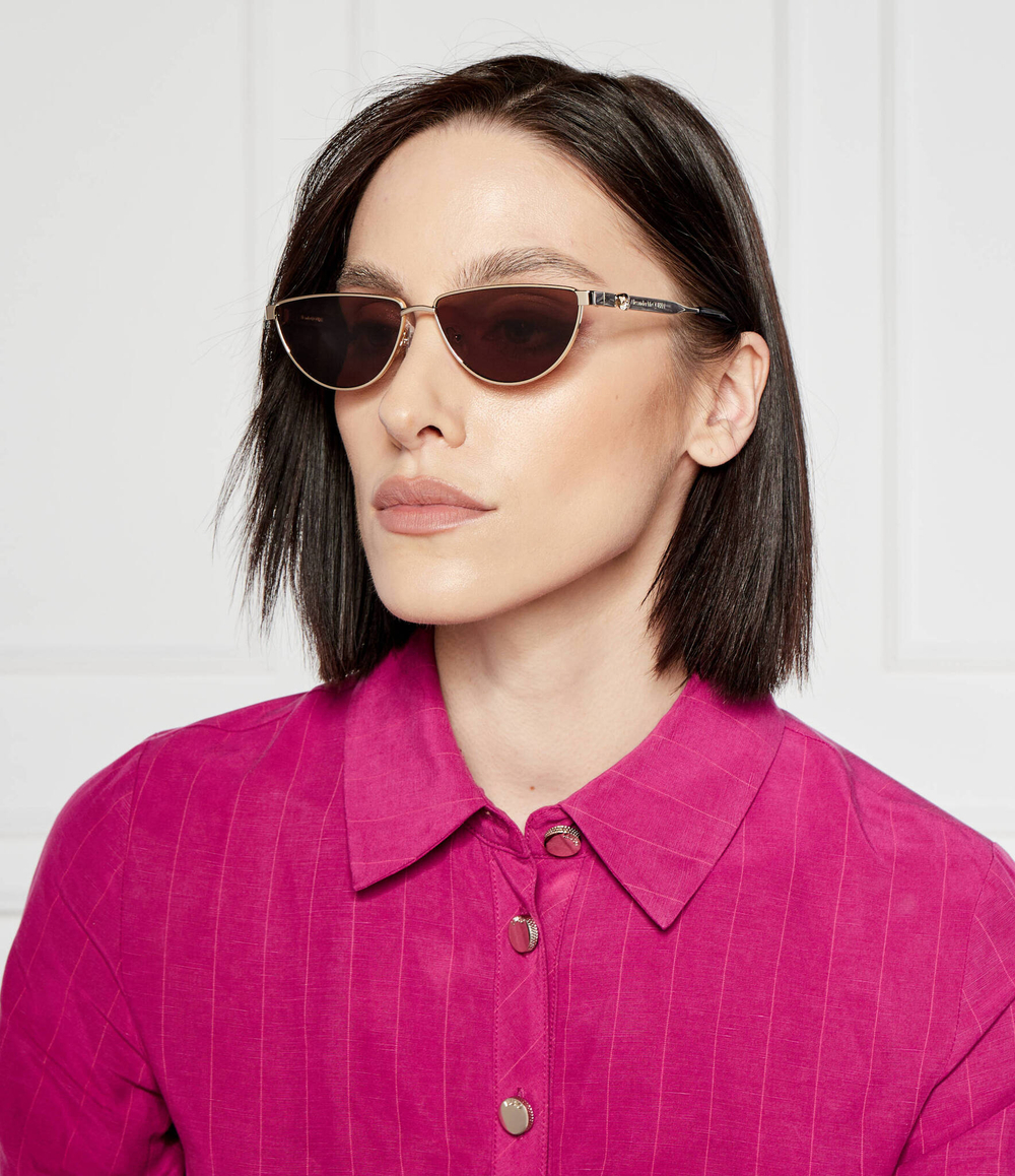 Солнцезащитные очки AM0456S Alexander McQueen - золотой(AM0456S)