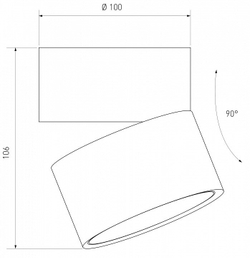 Накладной светильник Elektrostandard DLR031 15W 4200K 3100 черный матовый/золото