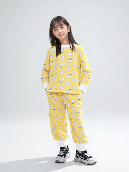 0010 Пижама детская (фуфайка+брюки) (64-122,128)