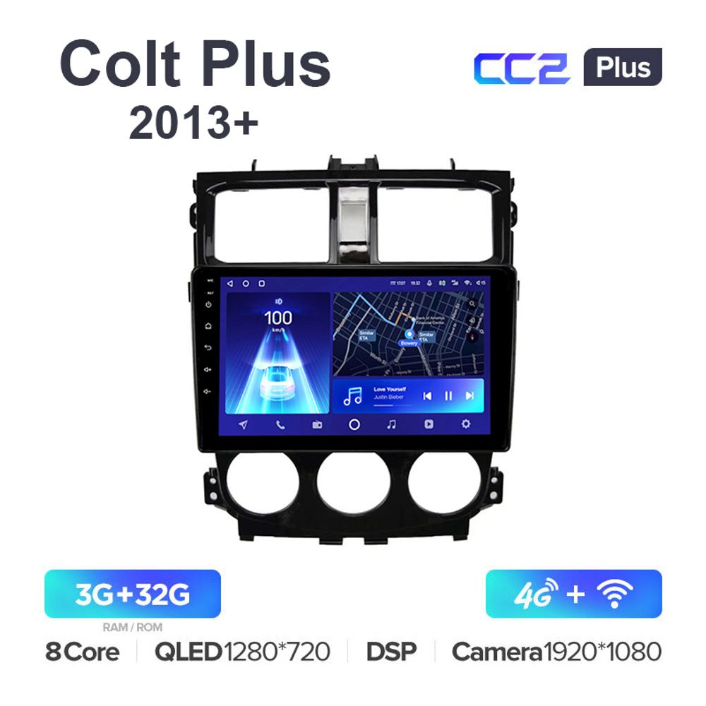 Teyes CC2 Plus 9"для Mitsubishi Colt Plus 2013+