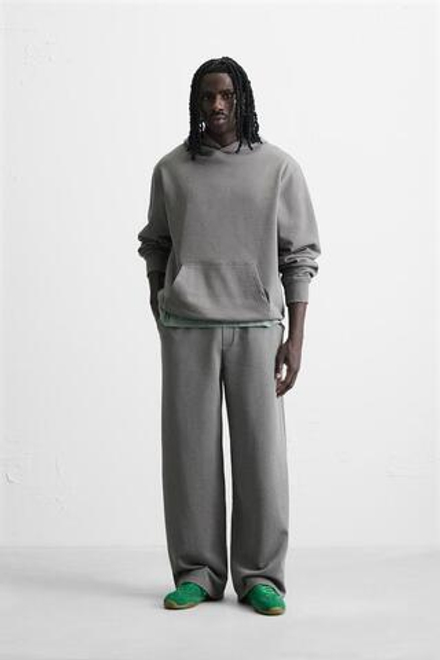 ZARA ДЖОГГЕРЫ WIDE-FIT, АНТРАЦИТОВО-СЕРЫЙ