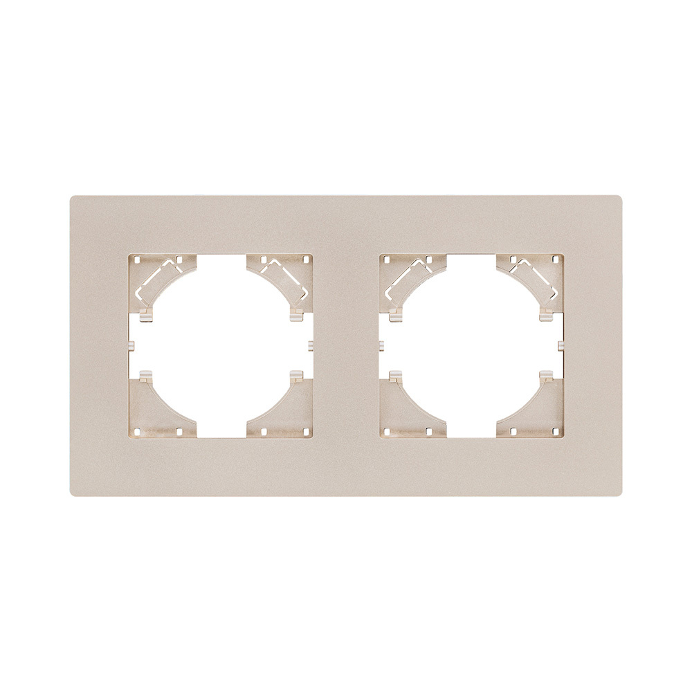 Рамка 2-постовая, золотой Kollinger Aspekt AT2GD