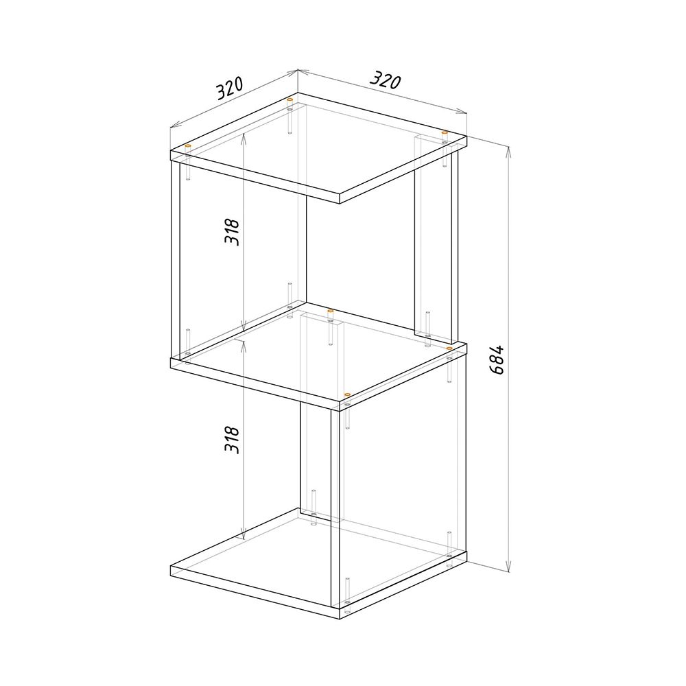 Вега Полка навесная АН-01