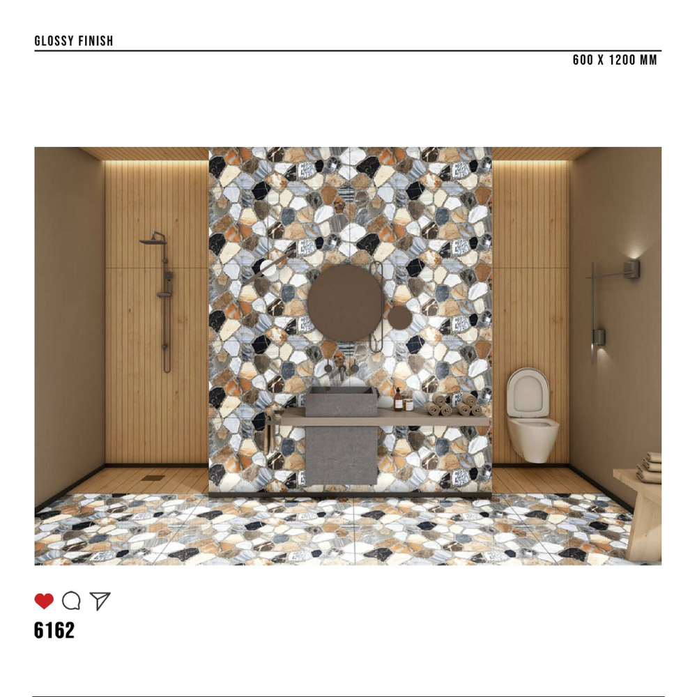 Керамогранит glossy №2 60х120, 6162