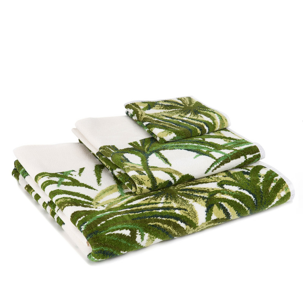 Салфетка 30x30 Feiler Palmeral Green 12 weis Германия