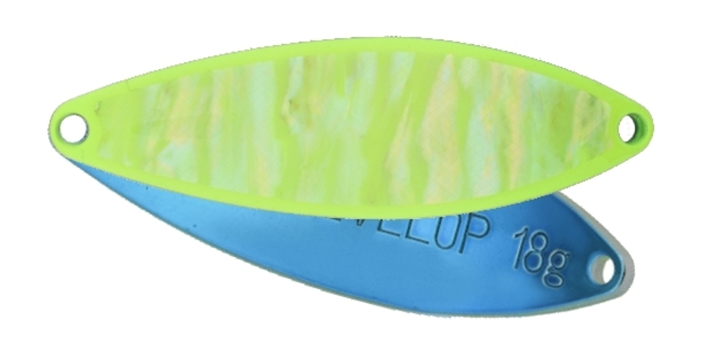 Блесна FIELD HUNTER Develop Shell Caraft 18g K13 Lime\Blue