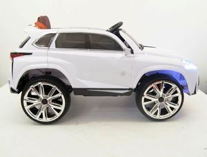 Детский электромобиль River Toys LEXUS E111KX белый фото №6