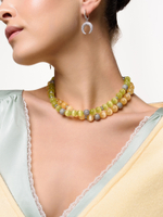 Колье "Summer disco green" селенит