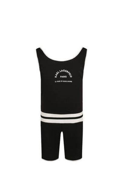 комбинезон Karl Lagerfeld Kids - черный(Z14183)