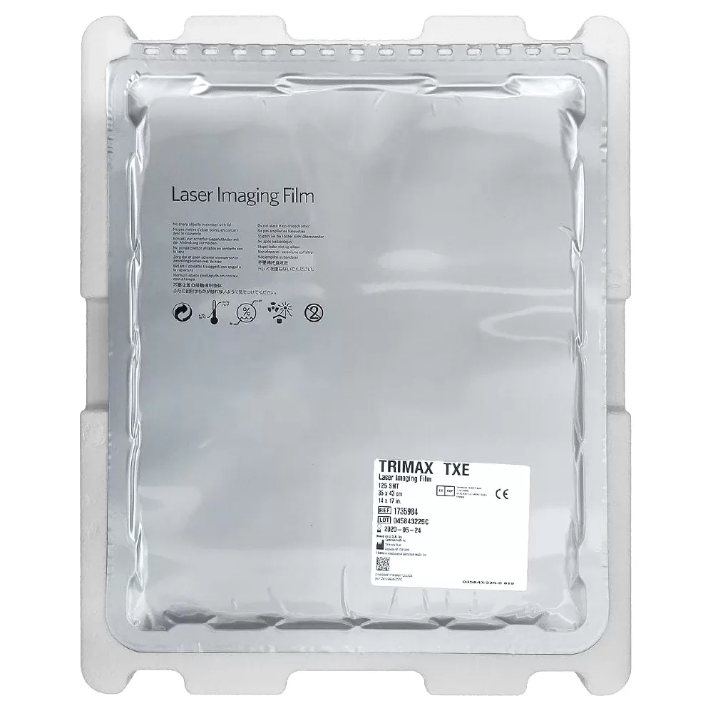 Пленка рентгеновская медицинская TRIMAX TXE Film 35х43 см 125 листов
