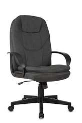 Кресло руководителя Бюрократ CH-868LT Bahama серый крестов. пластик