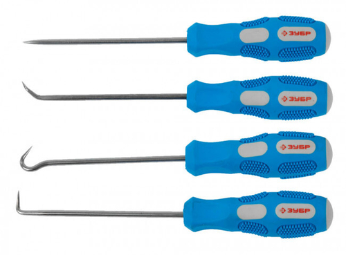 Набор крюков 4шт для слесарных работ Зубр