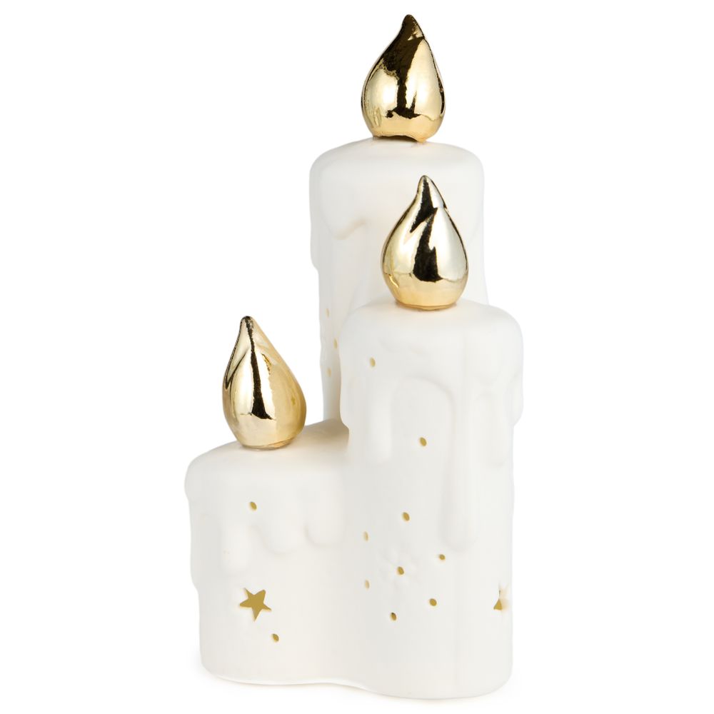 СТАТУЭТКА "СВЕЧИ" C LED-ПОДСВЕТКОЙ 9,3Х8,6Х17,7 СМ