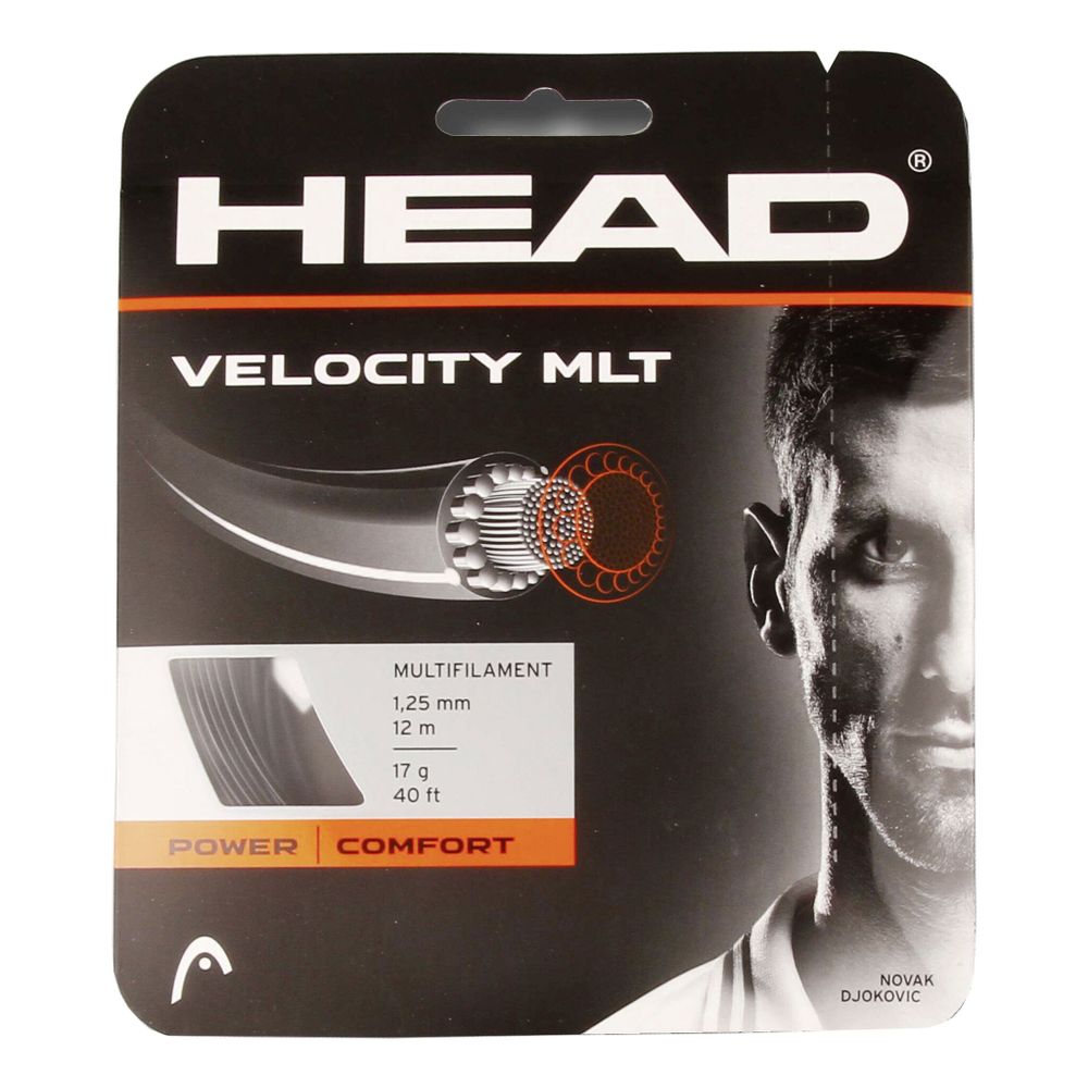 Струны теннисные HEAD Velocity MLT String Set 12m - Black