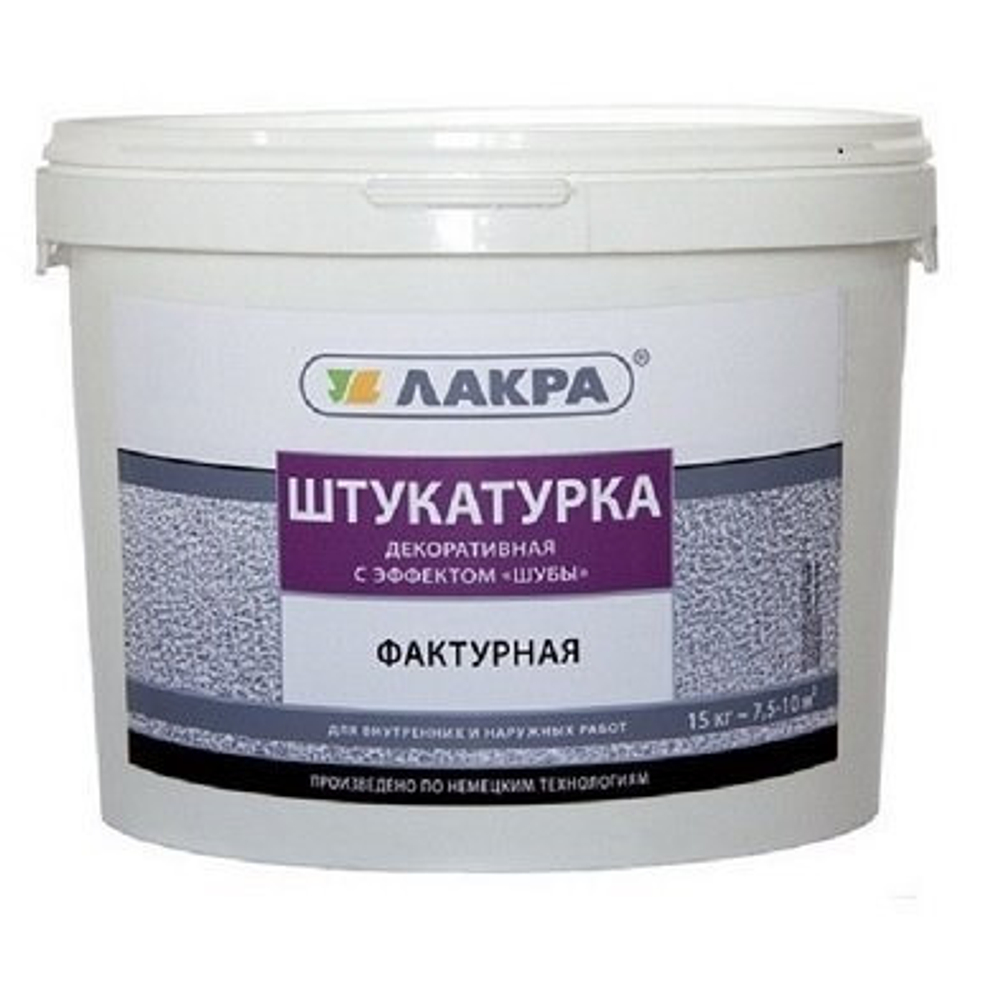 Штукатурка декоративная Лакра с эффектом Шубы 15 кг