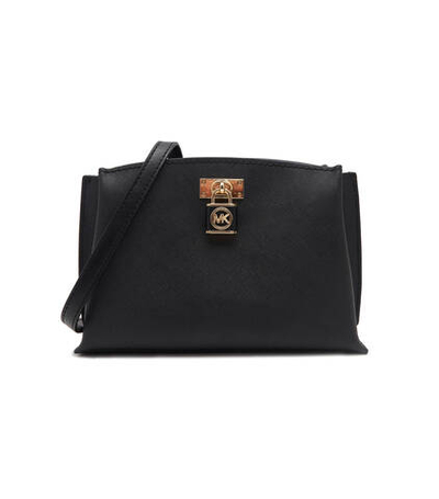 кожаная сумка-мессенджер Michael Kors - черный(30S3GR0M2L)