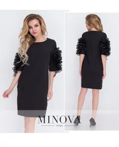 Платье 8574-черный Minova