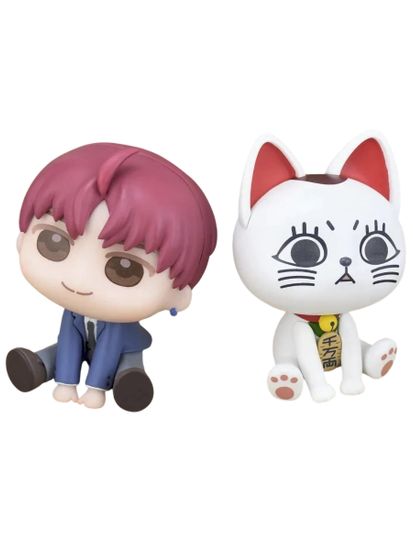 Фигурка SEGA Дандадан ДжиДжи и Турбобабка Mini Figure Jiji and Turbo Granny Cat 40330 (2шт)