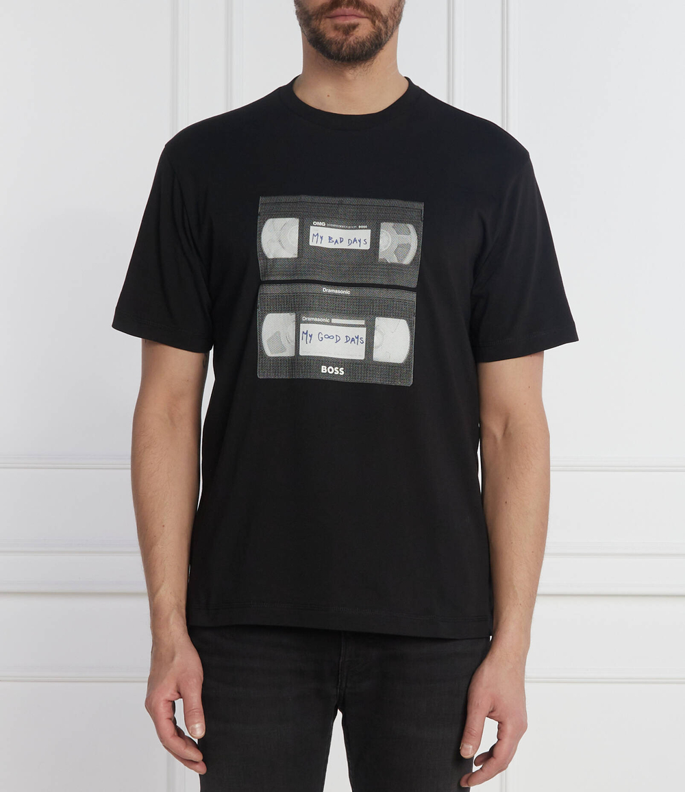 Футболка TeRetroLeo BOSS ORANGE - черный(50510021)