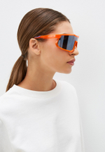 Спортивные очки HILX Big Head / Shiny Orange Purple / Silver Lens