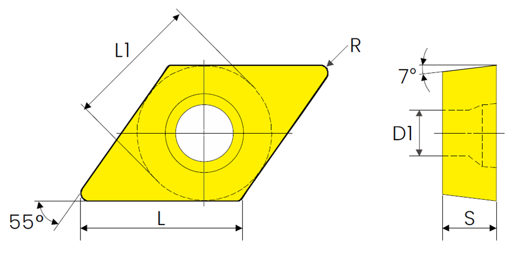 DCGT070204R-JF HT2015 пластина твердосплавная окпд 2