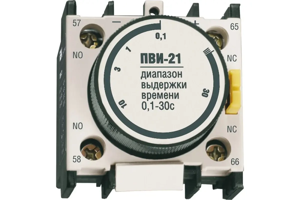 Приставка ПВИ-13 задержка на включение 0,1-3сек 1NO+1NC IEK