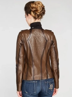 Куртка женская из натуральной кожи