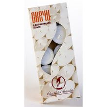 Омский Свечной Завод Набор свечей без запаха, 10шт