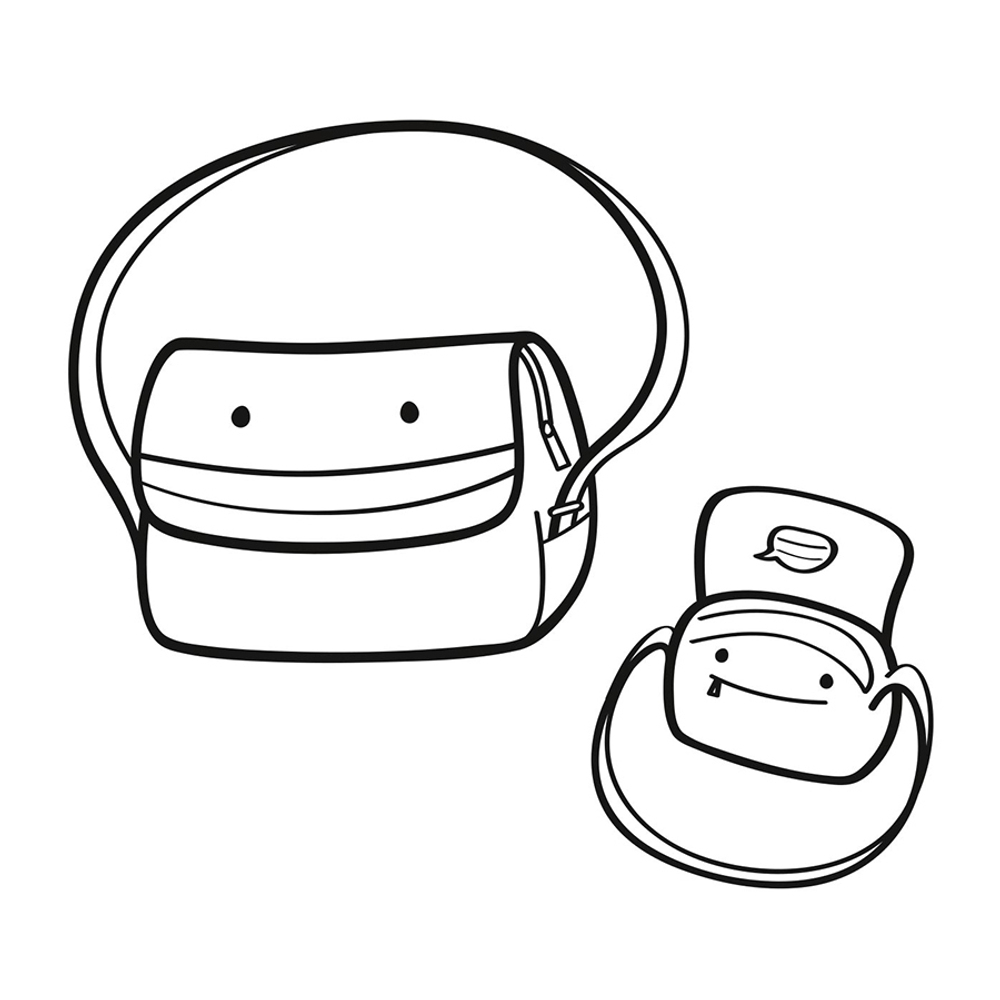 Сумка детская everydaybag circus red