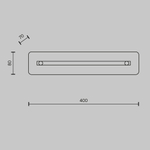 Настенный светильник (бра) Maytoni P091WL-L7CH3K