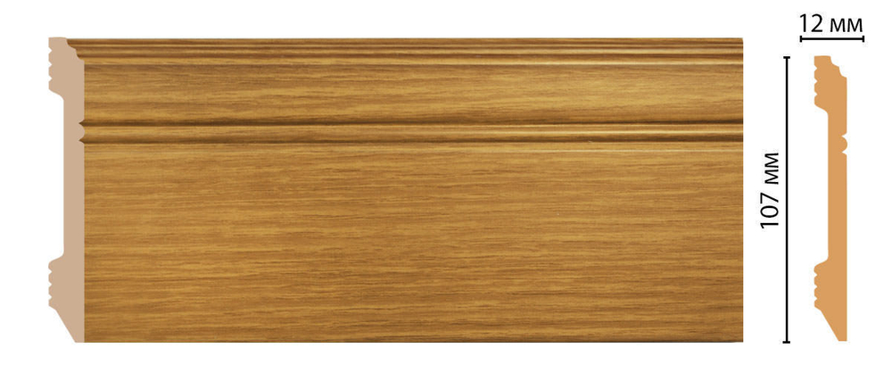 Плинтус DM D105-73 (107*12*2400мм)