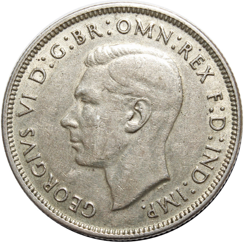 1 флорин 1943 год, Австралия. VF-XF