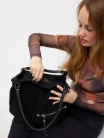 Сумка через плечо большая шоппер мешок