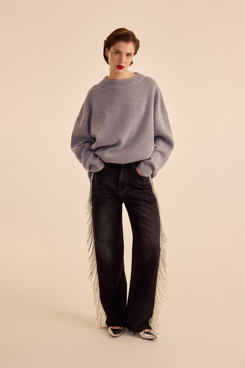 Свитер базовый ((Choux база)), серый