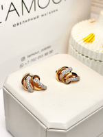 Серьги из желтого золота