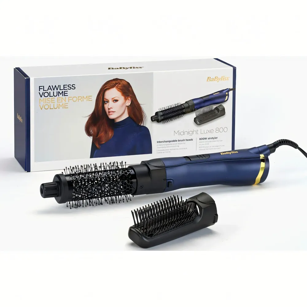Фен-щётка BaByliss Midnight Luxe 800 AS84PE - 2