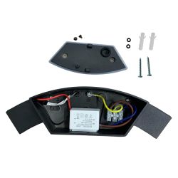 ULU-S72A-14W-4000K IP65 BLACK Светильник светодиодный уличный. Архитектурный накладной. Белый свет 4000K. Корпус черный. TM Uniel