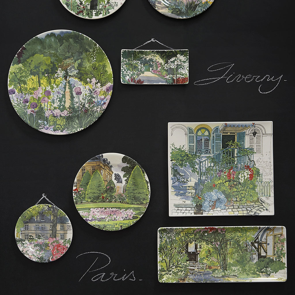 Блюдо прямоугольное Paris A Giverny (36 x 15.5 см)