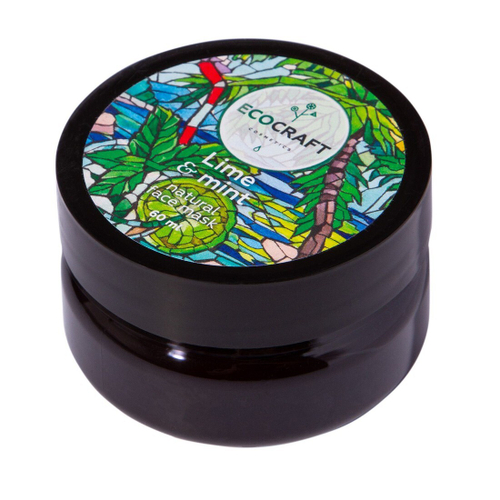 ЭКОКРАФТ Маска д/л/дек 60мл Ледяная моментальная Моделир Лайм и Мята (77120)