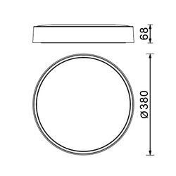 8837 Потолочный светильник CUMBUCO II