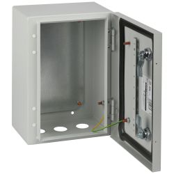 Корпус металлический ЭРА OPTIMA ЩМП-25.30.15 (250х300х150) IP54 У2 серый | Корпуса металлические с монтажной панелью